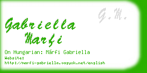 gabriella marfi business card