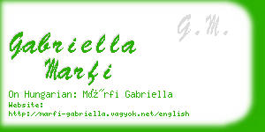 gabriella marfi business card